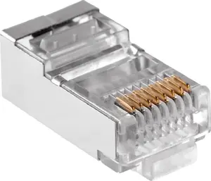Телефонный штекер RJ45 8P8C с экранированными контактами – No name TEL0005.1
