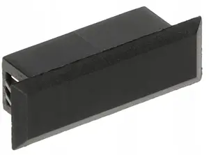 Dust cover cap for SC duplex fiber optic adapter PPZO-2SC/B, protective plug for SC duplex port