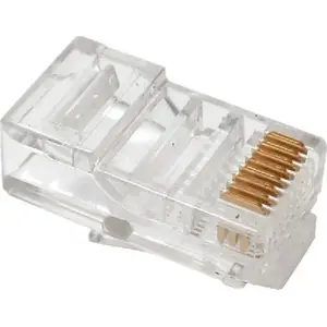 Modular RJ45 plug SOLARIX KRJ45/5-100 8P8C CAT5e UTP, stranded cable, pack 100