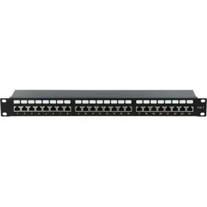 Patch panel Delta PP-24/RJ7-C/FTP-S — 24‑port RJ-45, FTP, rack-mount