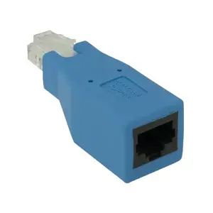 CradlePoint rollover adapter for RJ45, blue — RJ45 to RJ45 console cable