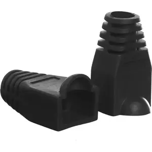 Защитная насадка на разъём NETRACK RJ45 8P черная — 100 шт.