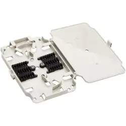 Электрическая монтажная коробка Alantec FOC-12, пластик, белая, 100×140×11 мм