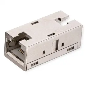 Разъём ROLINE 21.17.3097 — RJ-45 металлический серебристый, 15.6×33.1 мм, 16.4 г