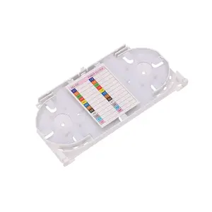 Fiber optic splice tray Extralink V2 24-core, ABS housing, white