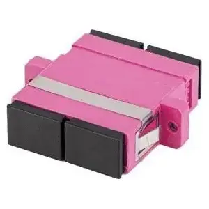 Optiskā adapteris LANBERG SC/UPC duplex MM OM4