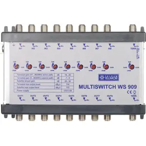 Multiswitch magistrāles pastiprinātājs EATON WS-909 — 9 ieeju, 9 izeju