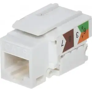 Кейтстоун RJ45 вставка No name FX-RJ45-62 — модульный сетевой разъем для keystone розеток Cat5/Cat6