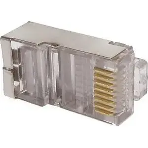 Модульный экранированный разъём RJ45 No name RJ45/EKRAN*P10 (экранированный кейстоун)