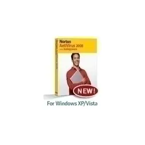 Antivirus software Keystone Norton Antivirus 2008 (Czech) — 350 MB disk, 256 MB RAM minimum