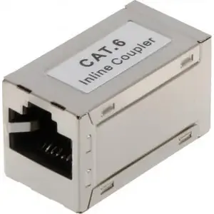 Connector No name RJ45-G/RJ45-G/6 — RJ45 inline coupler, 6-position