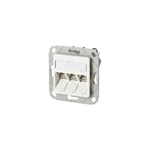 Socket-outlet RJ-45 MetzConnect BTR METZ CONNECT 130B11D31102-E Cat6a White 69.9×69.9×41 mm