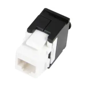Модуль Keystone Alantec MKB-U6-1, RJ-45 (гнездо), UTP, чёрный/белый