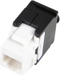 Модуль Keystone Alantec MKB-U6-1, RJ-45 (гнездо), UTP, чёрный/белый