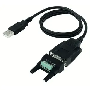 Serial cable ROLINE 12.02.1174 — USB Type-A to RS-422/RS-485, black