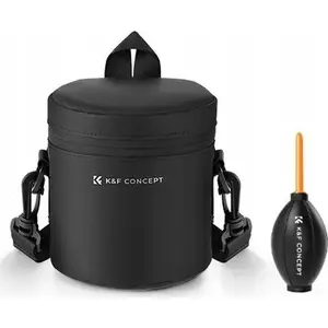 Lens Protective Case K&F Waterproof Cover for Lens 13×10 cm Size S with Air Blower (model SB9288)