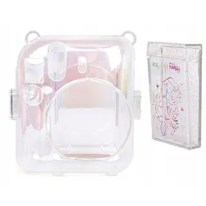 Protective Case and Photo Box 2-in-1 for Fujifilm Instax Mini 12 by LoveInstant — Transparent Iridescent
