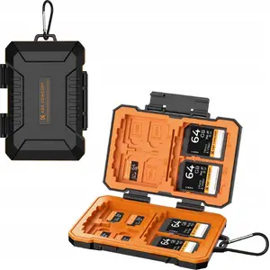 Protective Waterproof Memory Card Case K&F Concept KF31.080 for SD, microSD, TF, XQD, CF and SIM cards