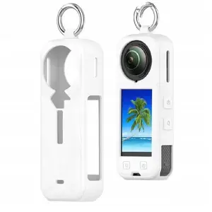 Silicone Protective Case Puluz for Insta360 X5 – White