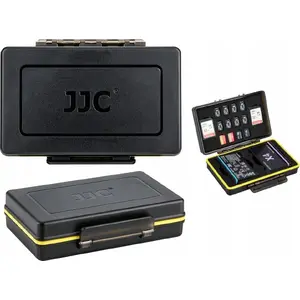 Protective case JJC for memory cards and 2 batteries, compatible with INSTA360 X4/X3