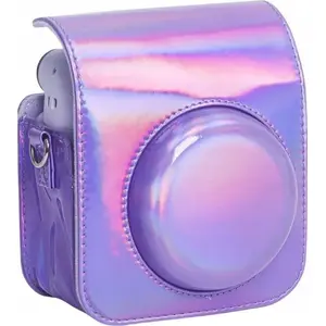 Camera Case LoveInstant for Fujifilm Instax Mini 12 — Purple Glitter protective cover