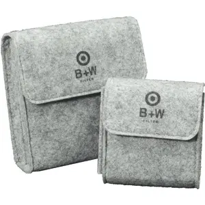 Protective Felt Pouch B&W Felt Pouch for 3 Camera Filters 52–82 mm (B&W, model 1098789)