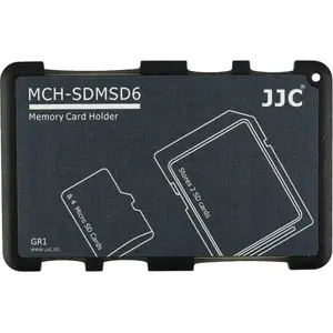Memory card case JJC SB3489 for MicroSD and SD cards, compact storage organizer
