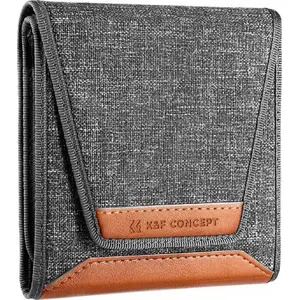 Protective Filter Pouch K&F SB7449 for Three Screw-on Filters 67mm/72mm/74mm/77mm/82mm