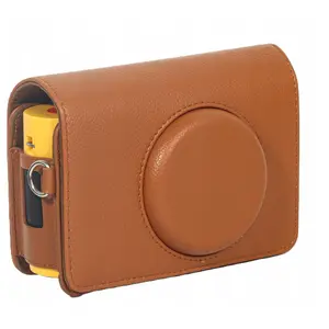 Camera case LoveInstant for Kodak Mini Shot 2 / Era MS200 / MS 200 — Brown protective cover