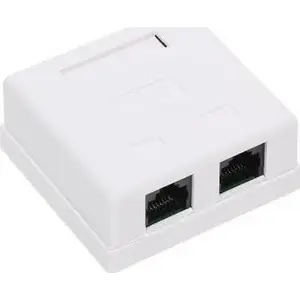 No name RJ45-2G2 double RJ45 termination socket (model RJ45-2G2)