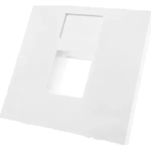 Adapter Alantec 45x45 1xRJ45 flat OS023 — 45×45 mm mounting, single RJ45 port