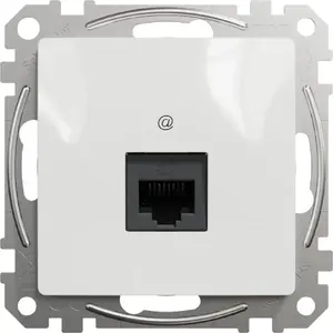 Wall Ethernet Outlet Schneider Electric GN.KOMP.RJ45 6UTP White Sedna Des