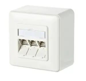 Розетка RJ-45 Metz 130B11D30002-E Cat6a белая