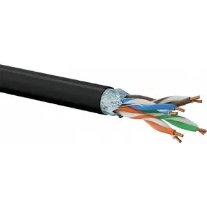 Outdoor FTP Network Cable No name KIF5OUTZ305 — 4 pairs, 24 AWG, Cat5e, gel-filled, shielded