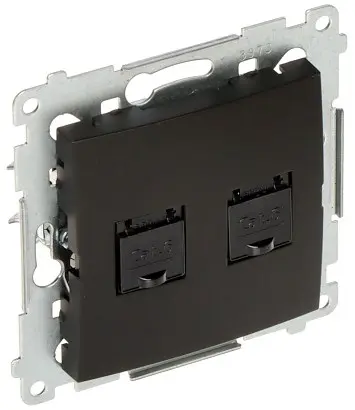 Kontakt-Simon Simon 54 двойной RJ45 модуль Cat6 D62.01/49 Photo 2