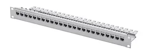 Patch panel accessory Triton J02023A0055 — rack-mount 1U, grey, 482.6×115×44 mm