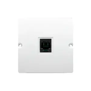 Розетка Kontakt-Simon BMTU.01/11, белая, корпус пластик, IP20, 75×75×32 мм