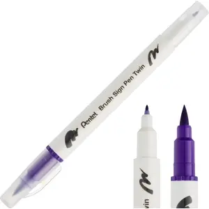 PENTEL divgala suka marķieris, violets – Pisak Brush SESW30C-T108