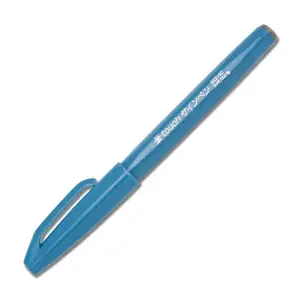 Calligraphy pen PENTEL SES15C-S — blue, water-based ink, 1 pc