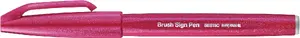 Marker pen PENTEL Brush Sign Fine tip — red ink, 1 pc