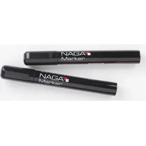 Kreides marķieri NAGA 10 mm, komplekts 2 gab., melns — NAGA