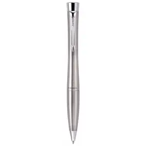 Шариковая ручка Parker Urban Blue — корпус из нержавеющей стали, синяя паста, наконечник 0.7 мм, 1 шт