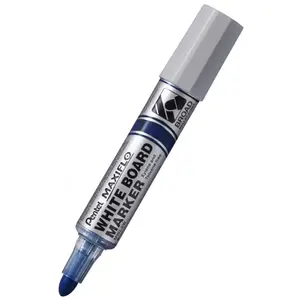 Marker pack Pentel MWL5W-CX, 12 pcs, blue ink, multicolour bodies, toluene‑ and xylene‑free