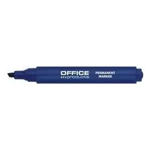 Перманентный маркер office products с кроющим наконечником 1–5 мм, синий, набор 12 шт.