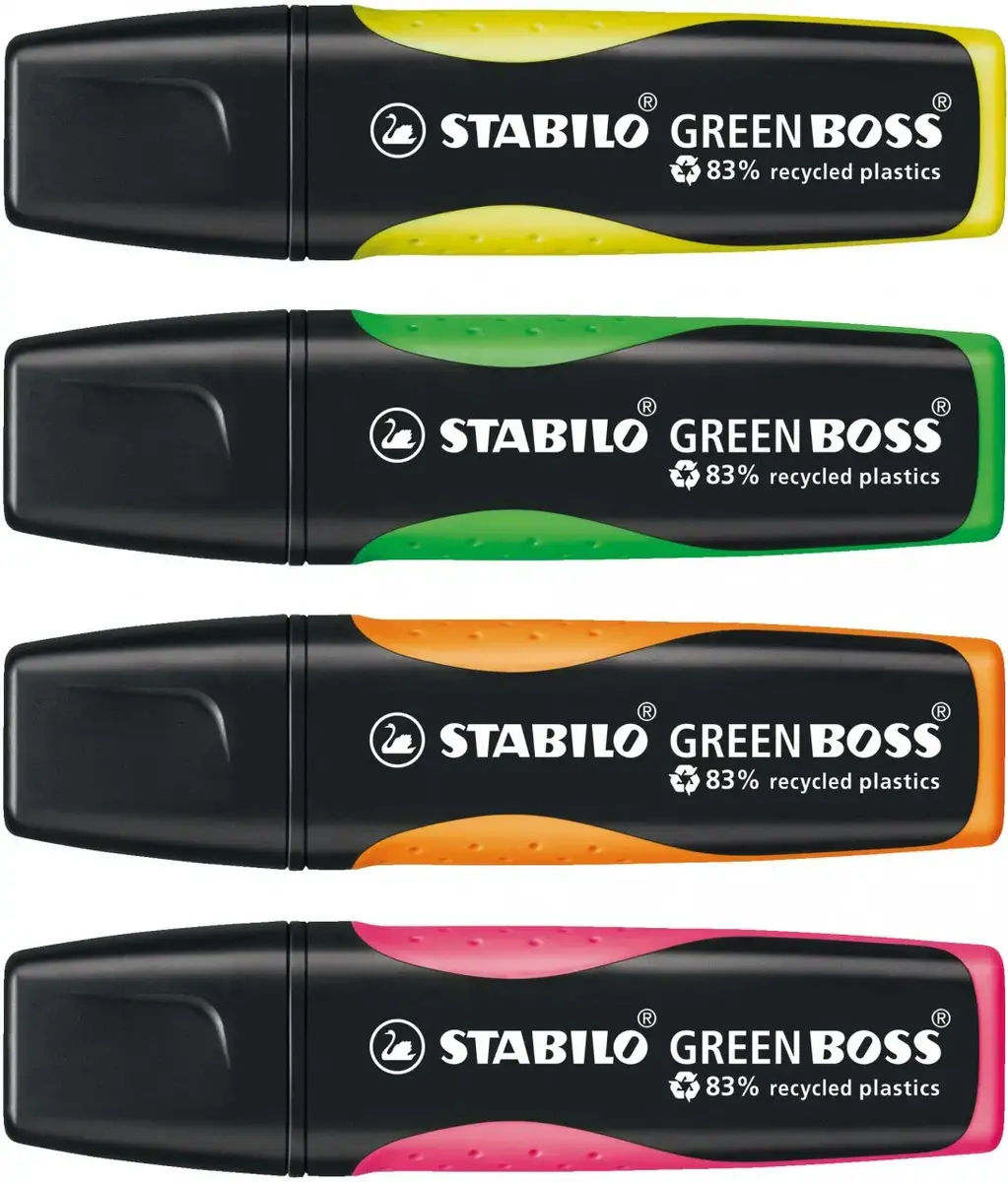 Stabilo Green Boss marķieris ar leņķa uzgali Photo 4