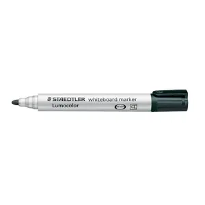 Marķieris Staedtler 351 ar apaļu galvu, melns — 1 gab., Vācija, bez ksilola un toluola