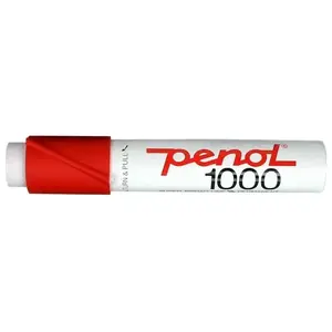 Marker Penol 1000 red 3–16 mm tip — Penol Penol 1000 rød 3-16mm