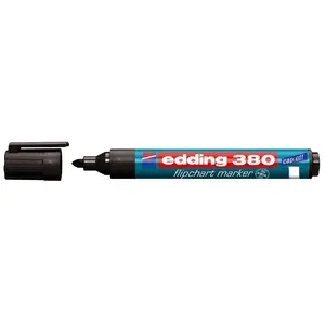 Marker Edding 380 with figured tip, black ink, 1 pc