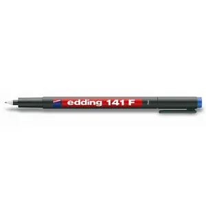 Pastāvīgais marķieris Edding 141 F — melns, smalks galu 0.6 mm