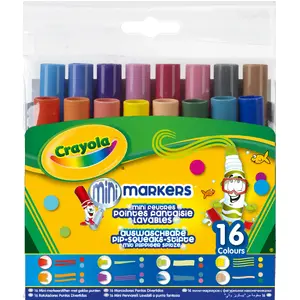 Marker set Crayola Pipsqueaks wacky tips — 16 colours, multicolour markers